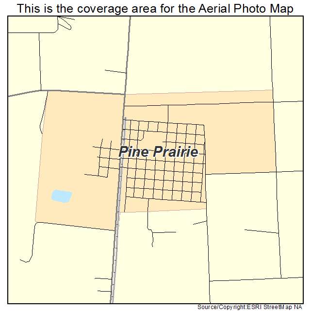 Pine Prairie, LA location map 