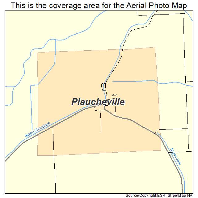 Plaucheville, LA location map 