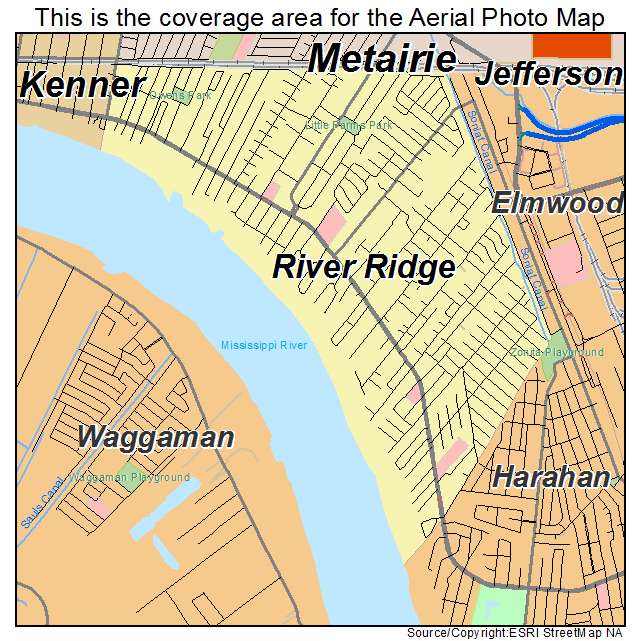 River Ridge, LA location map 