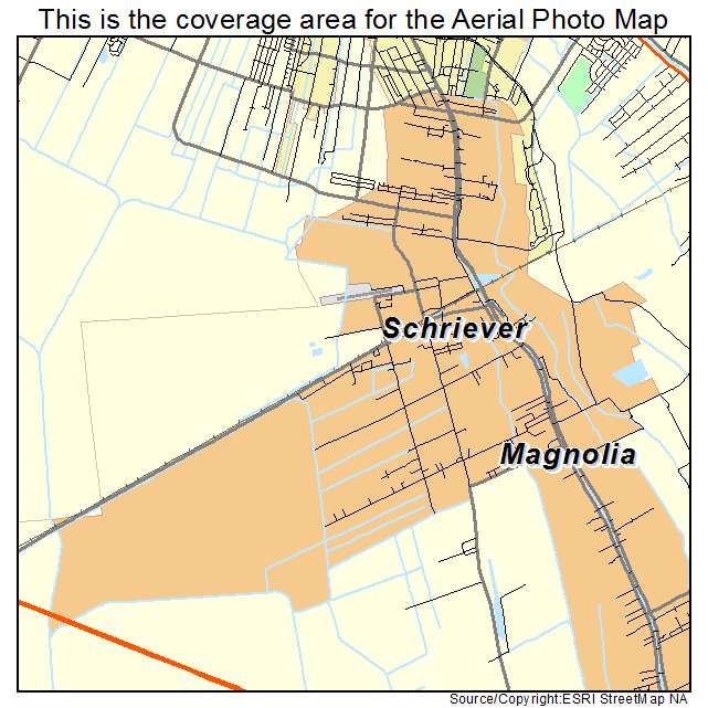 Schriever, LA location map 