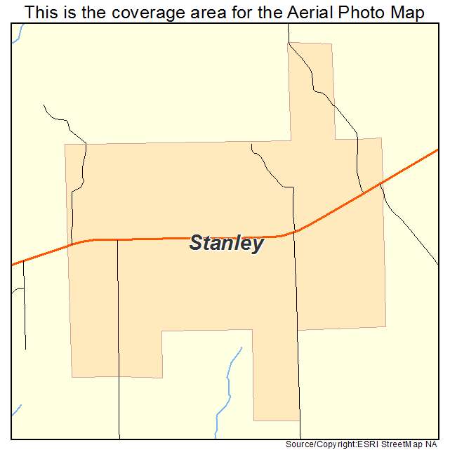 Stanley, LA location map 