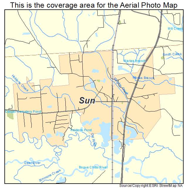 Sun, LA location map 