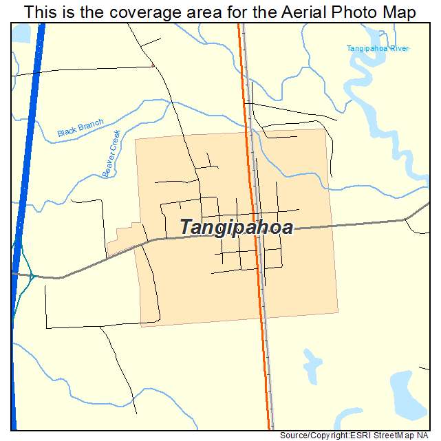Tangipahoa, LA location map 
