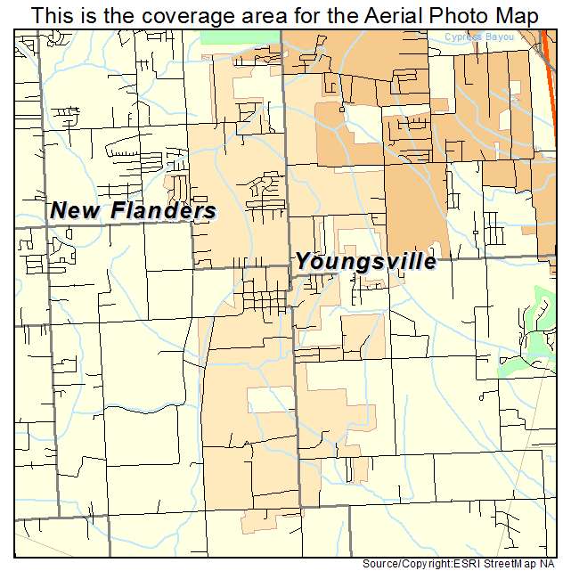 Youngsville, LA location map 