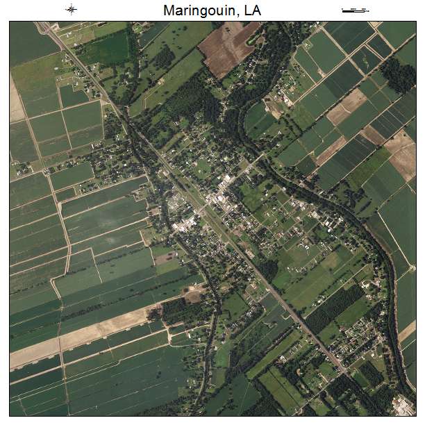 Maringouin, LA air photo map