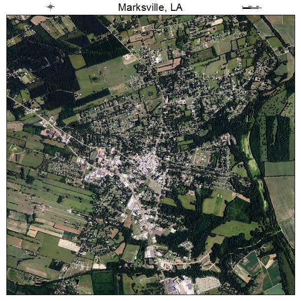 Marksville, LA air photo map