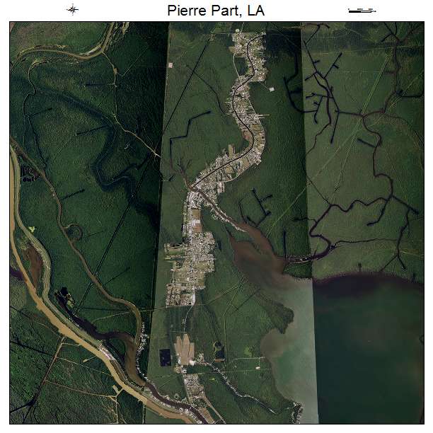 Aerial Photography Map Of Pierre Part La Louisiana