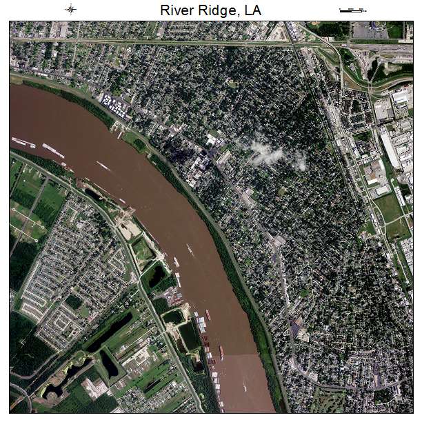 River Ridge, LA air photo map