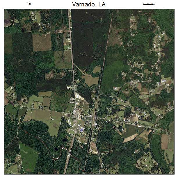 Varnado, LA air photo map