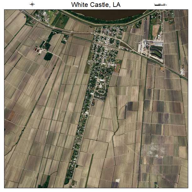 White Castle, LA air photo map