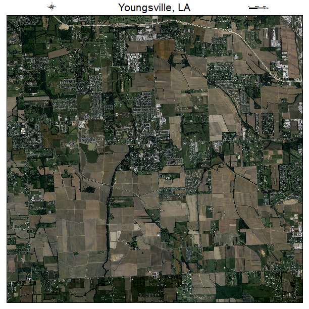 Youngsville, LA air photo map