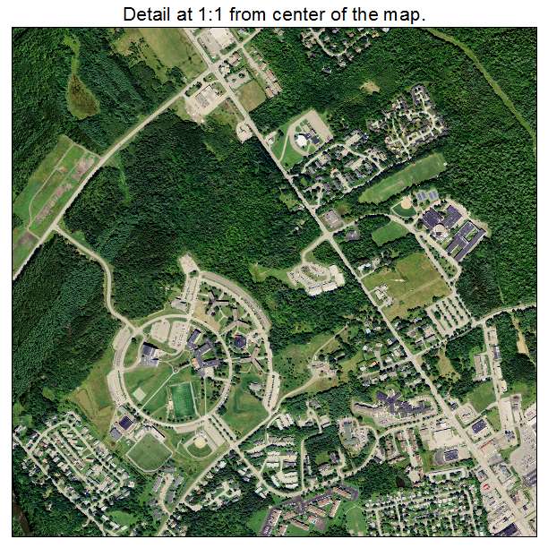 Bangor, Maine aerial imagery detail
