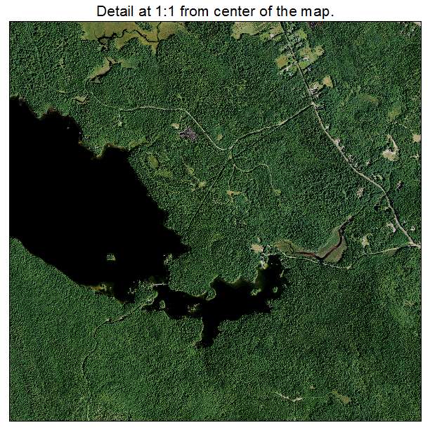Ellsworth, Maine aerial imagery detail
