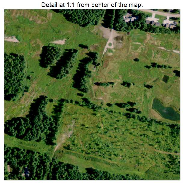 Farmingdale, Maine aerial imagery detail