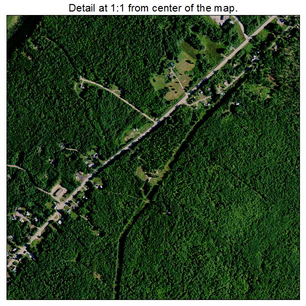 Gardiner, Maine aerial imagery detail