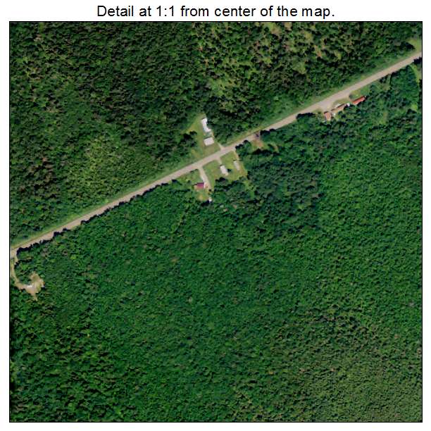 Hartland, Maine aerial imagery detail