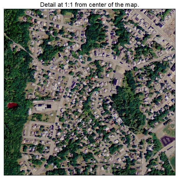 Sanford, Maine aerial imagery detail
