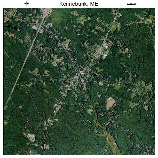 Kennebunk, ME air photo map