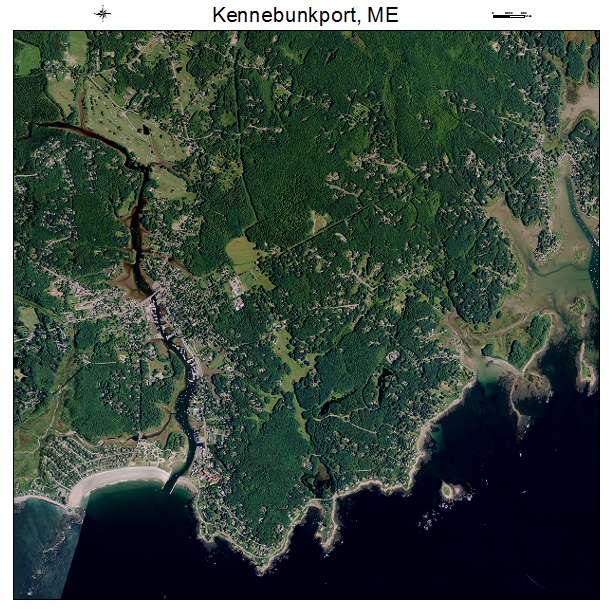 Kennebunkport, ME air photo map