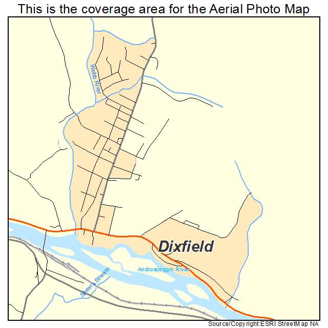 Dixfield, ME location map 