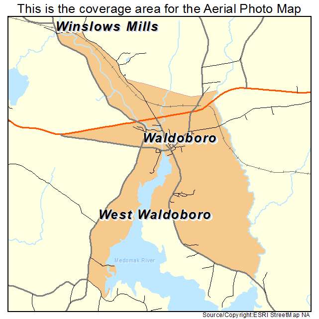 Waldoboro, ME location map 