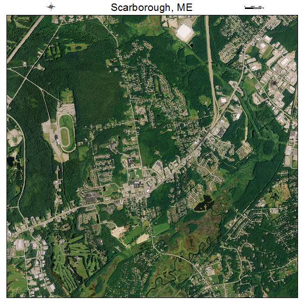 Scarborough, ME air photo map