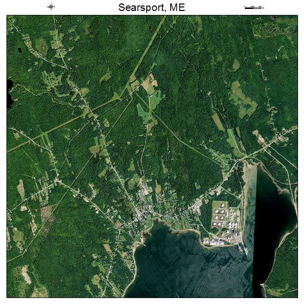 Searsport, ME air photo map