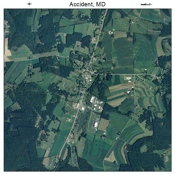 Accident, MD air photo map