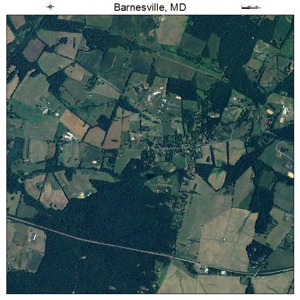 Barnesville, MD air photo map