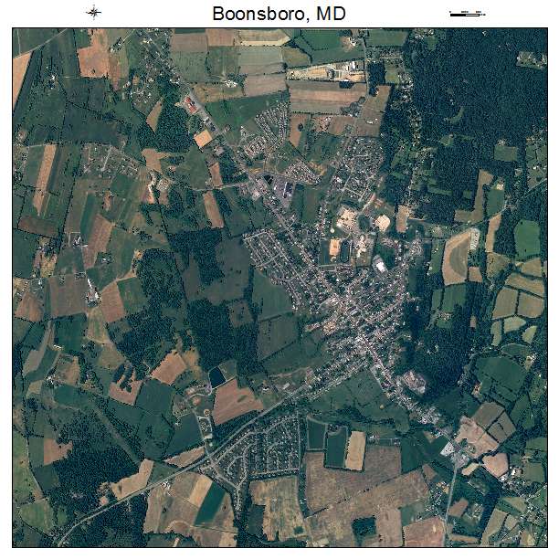 Boonsboro, MD air photo map