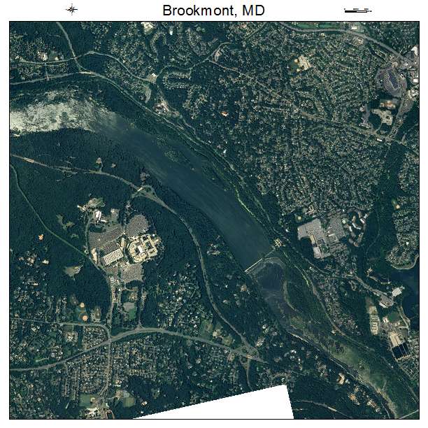 Brookmont, MD air photo map