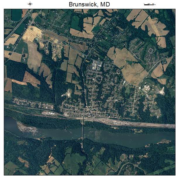 Brunswick, MD air photo map
