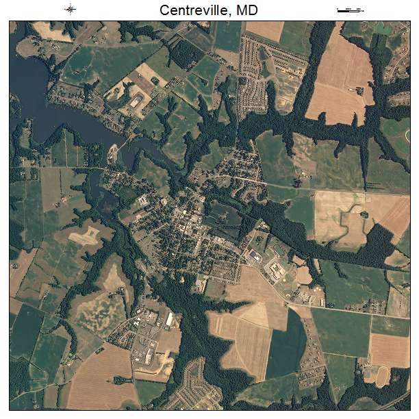 Centreville, MD air photo map