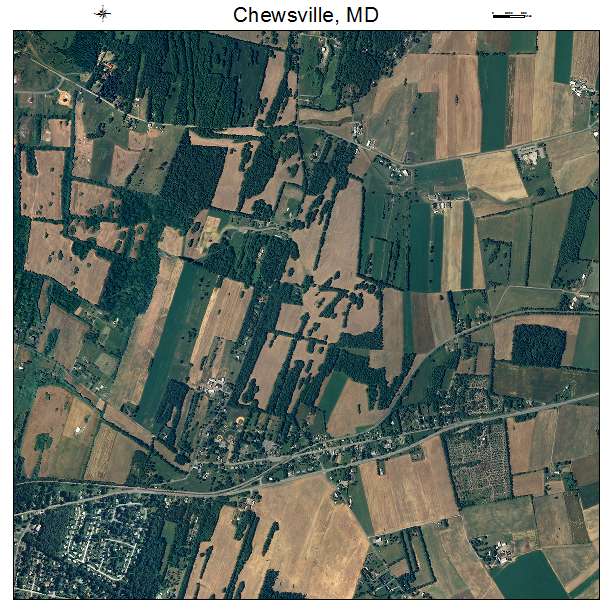 Chewsville, MD air photo map