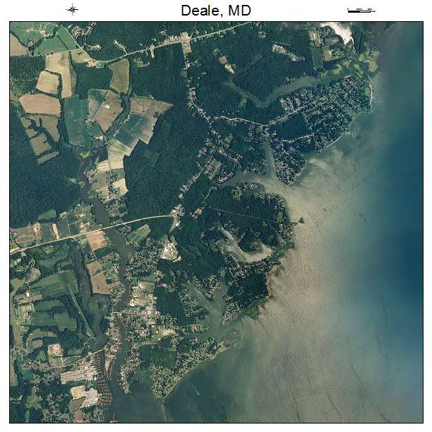 Deale, MD air photo map