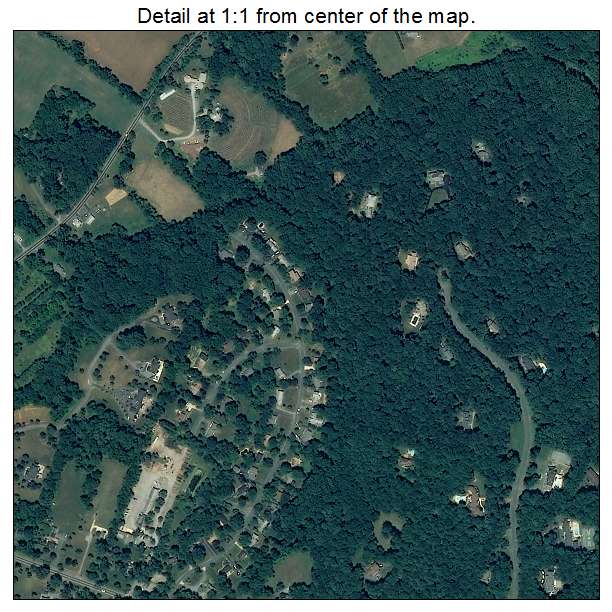 Ashton Sandy Spring, Maryland aerial imagery detail