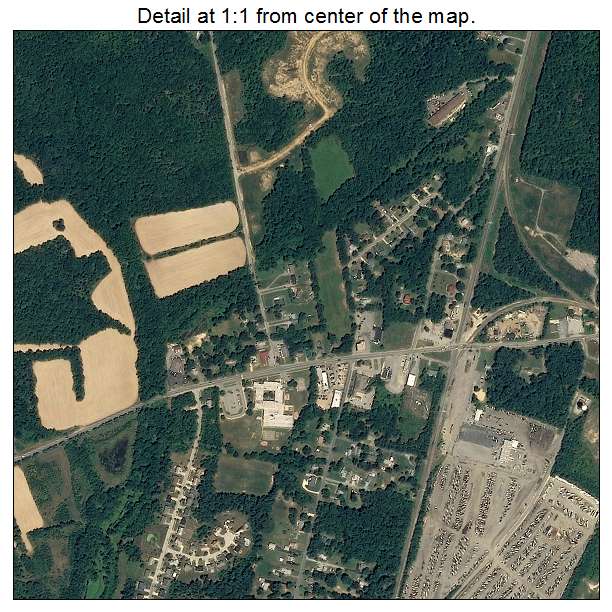 Brandywine, Maryland aerial imagery detail