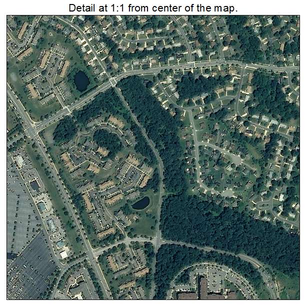 Calverton, Maryland aerial imagery detail
