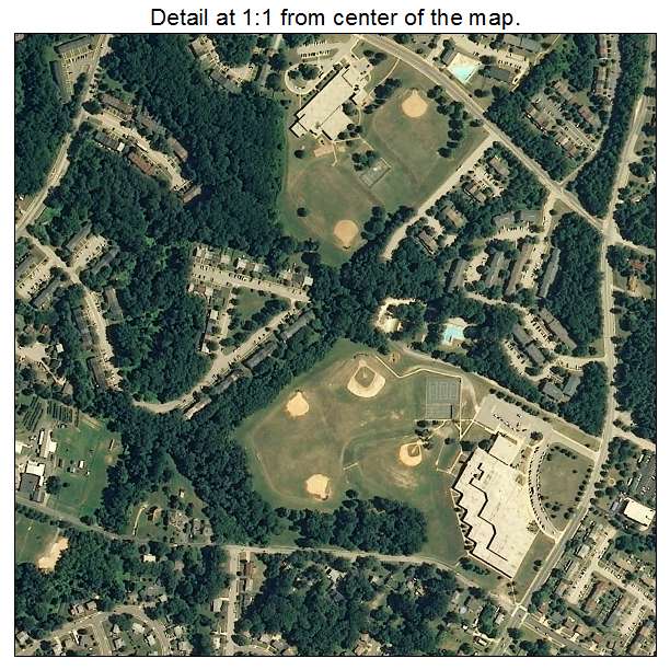 Carney, Maryland aerial imagery detail