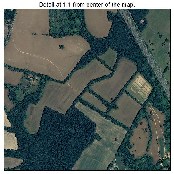 Clarksburg, Maryland aerial imagery detail