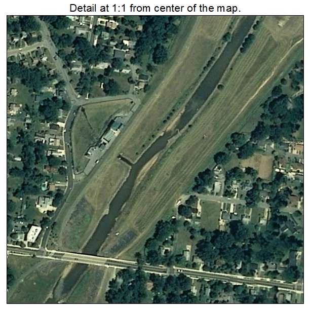 Edmonston, Maryland aerial imagery detail
