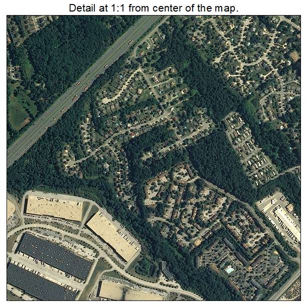 Elkridge, Maryland aerial imagery detail