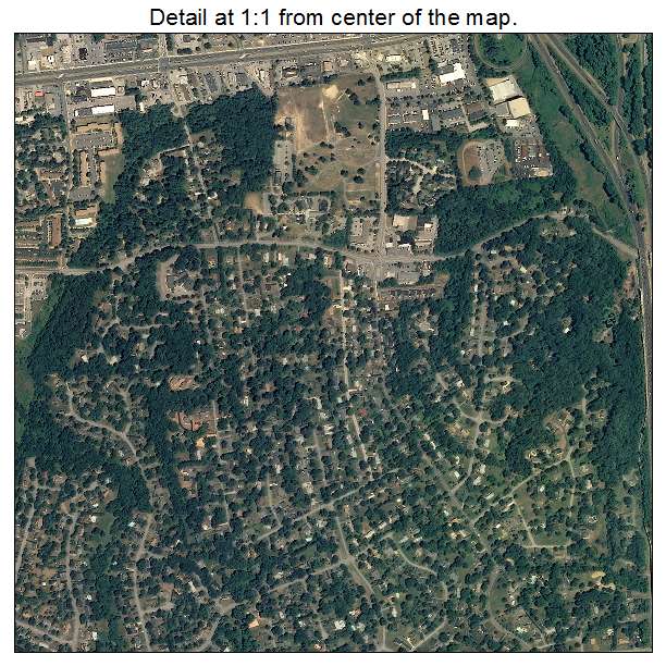 Ellicott City, Maryland aerial imagery detail