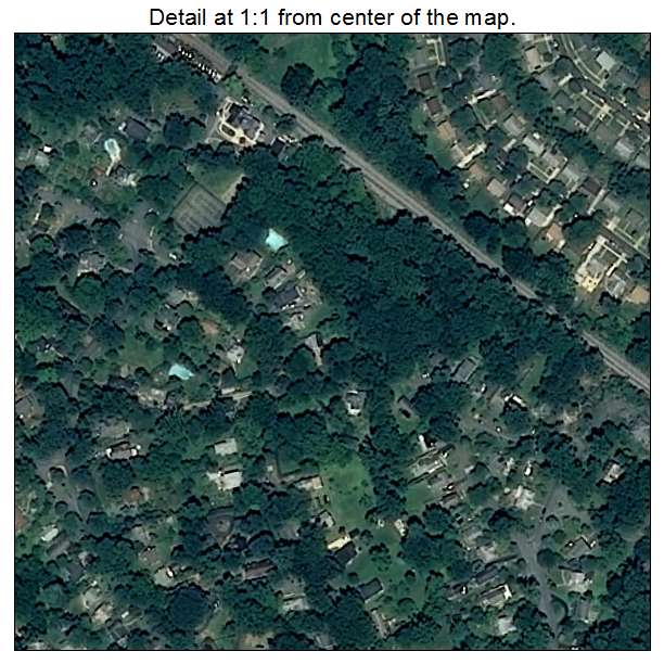 Garrett Park, Maryland aerial imagery detail