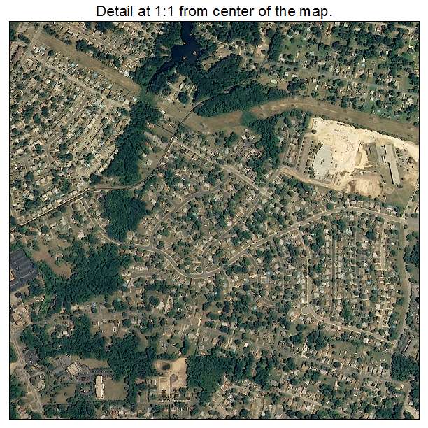 Glen Burnie, Maryland aerial imagery detail