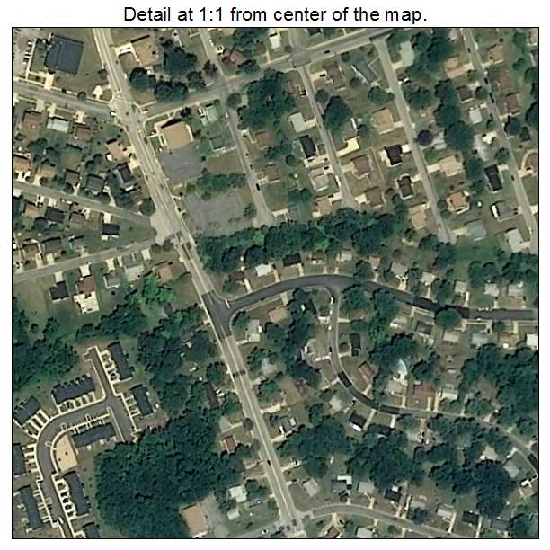 Glenarden, Maryland aerial imagery detail