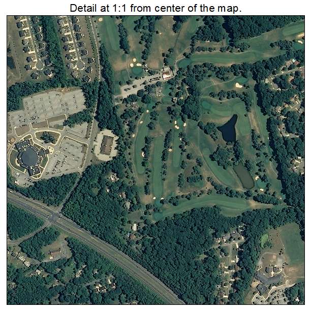 Glenn Dale, Maryland aerial imagery detail