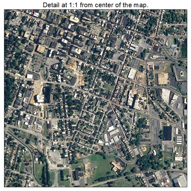 Hagerstown, Maryland aerial imagery detail