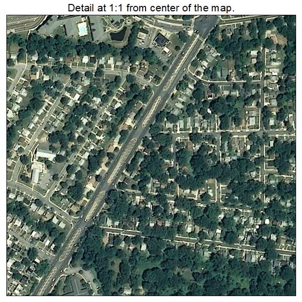Hyattsville, Maryland aerial imagery detail