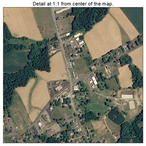 Jarrettsville, Maryland aerial imagery detail